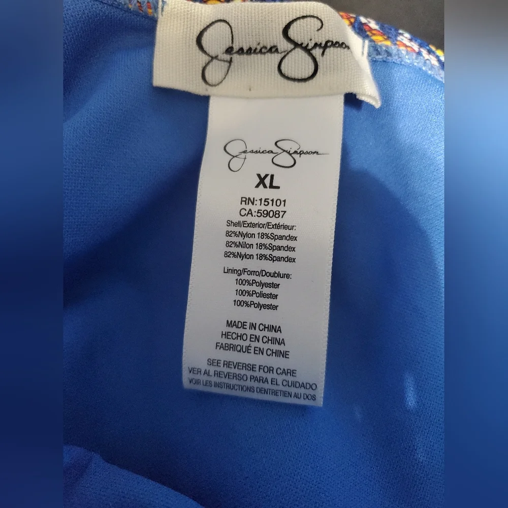 : Jessica Simpson multicolor 1 Piece Swimsuit Size XL